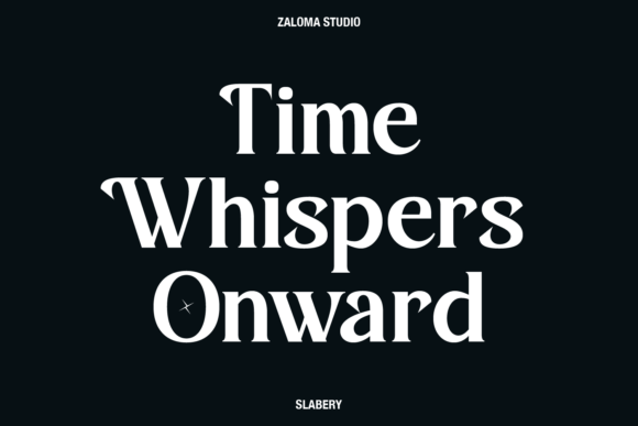 Slabery Font preview 2