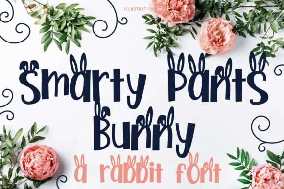 Smarty Pants Bunny Font
