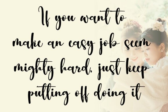Smart Writing Font preview 3
