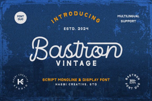 Bastron Vintage Font