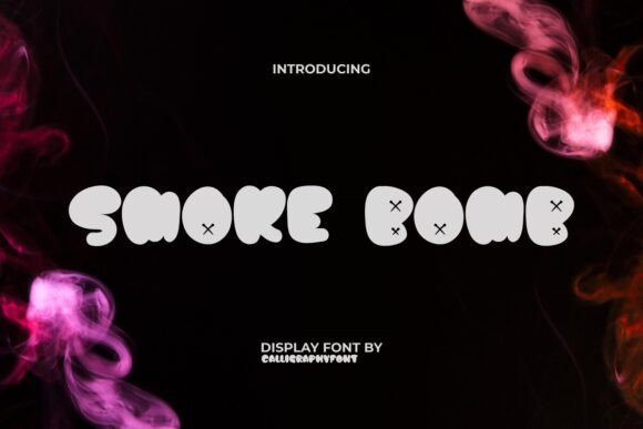 Smoke Bomb Font Smoke Bomb Font