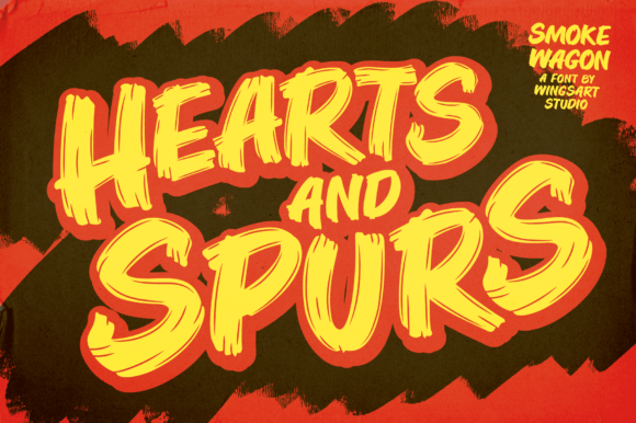 Smoke Wagon Font preview 4