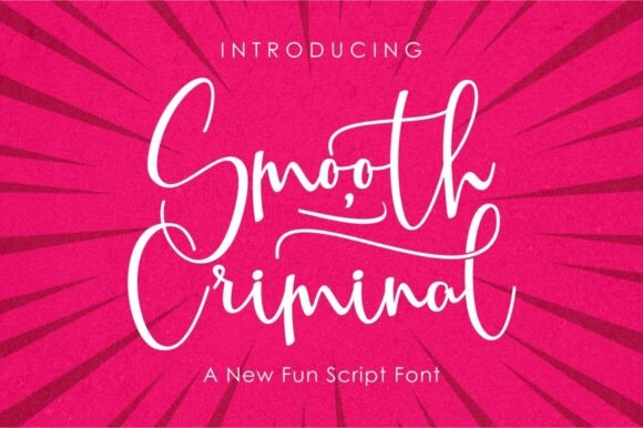 Smooth Criminal Font