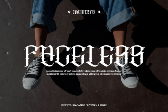 Smorens Font preview 4