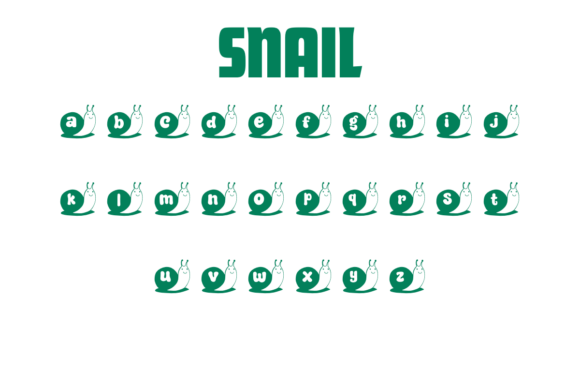 Snail Font preview 3