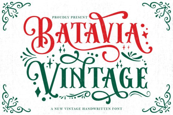 Batavia Vintage Font