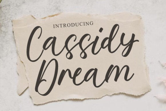 Cassidy Dream Font Cassidy Dream Font
