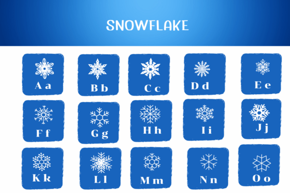 Snowflake Font preview 4