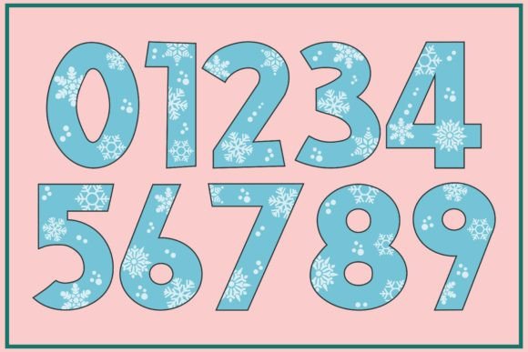 Snowflake Font preview 5