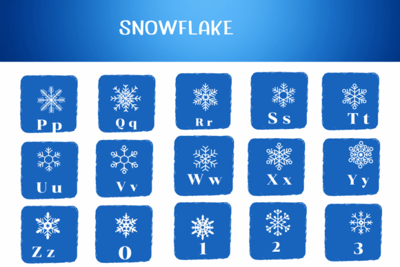 Snowflake Font preview 6