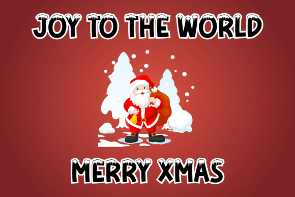 Snowith Christmas Font preview 3