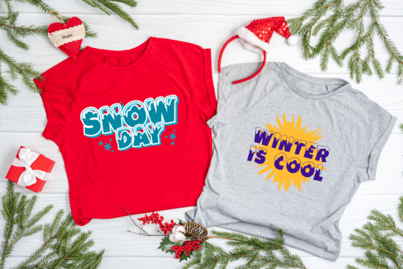 Snowy Slopes Font preview 3