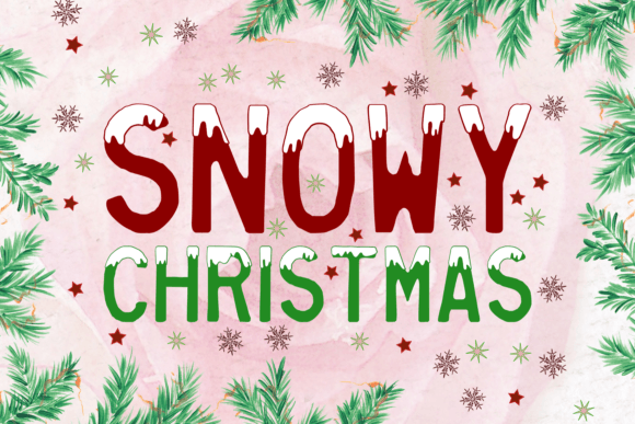 Snowy Christmas Font