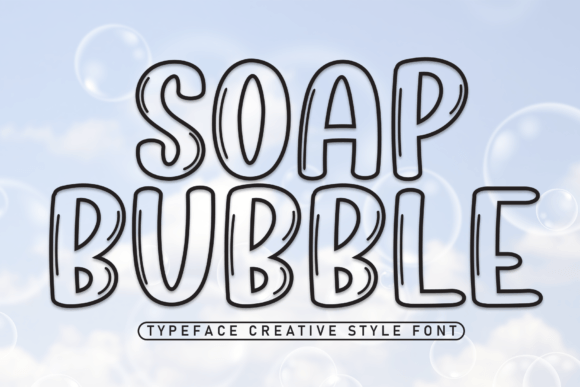 Soap Bubble Font preview 2