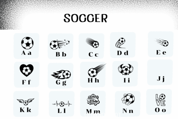Soccer Font preview 4