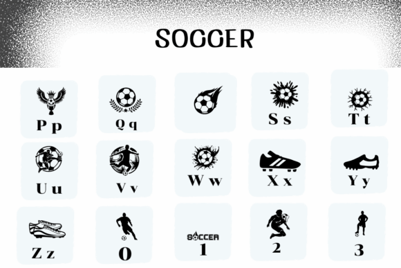 Soccer Font preview 6