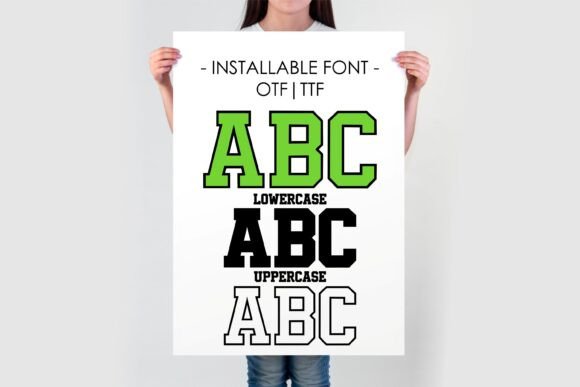 Soccer Font preview 7