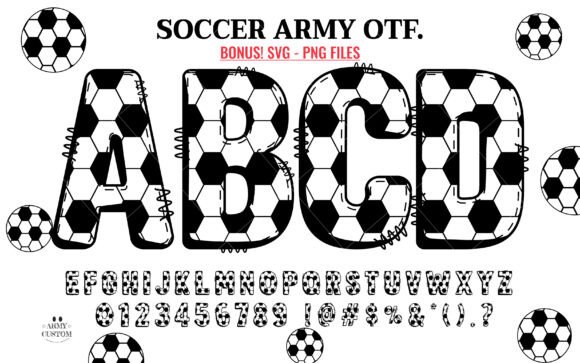 Soccer Football Army Font