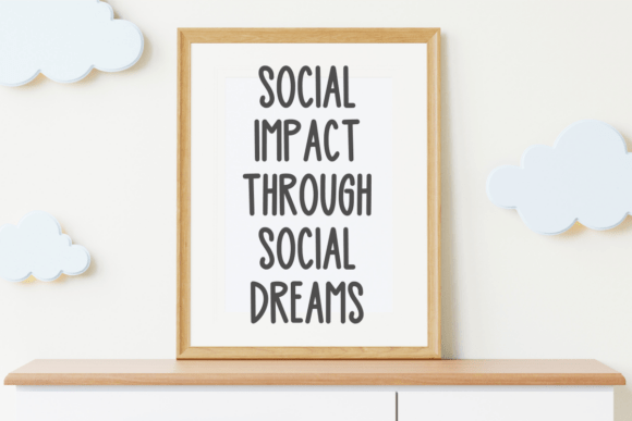 Social Dream Font preview 2