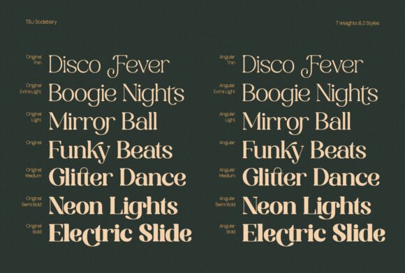 Sodabery Designer's Edition Font preview 4