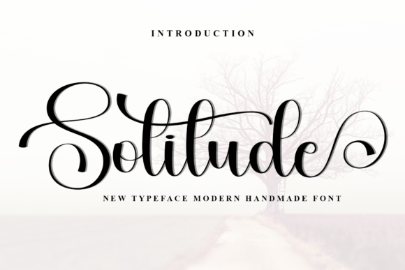 Solitude Font preview 2