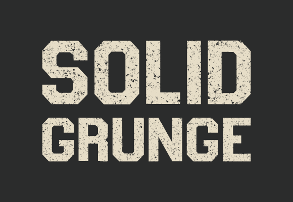 Solid Grunge Font preview 3
