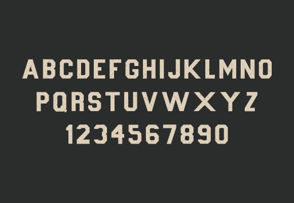 Solid Grunge Font preview 4