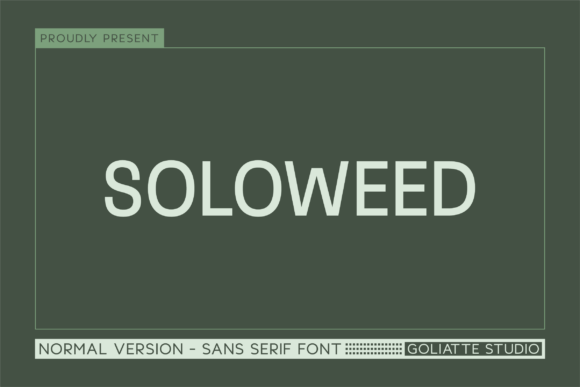 Soloweed Font