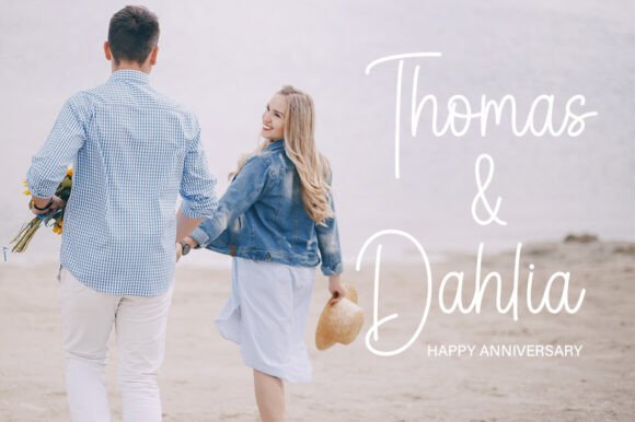 Something Beautiful Font preview 3