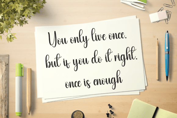 Sometimes Font preview 6