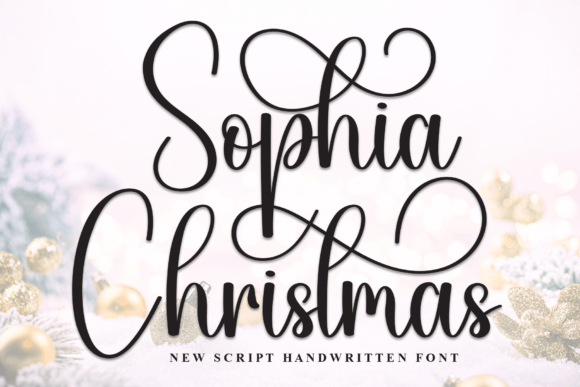 Sophia Christmas Font