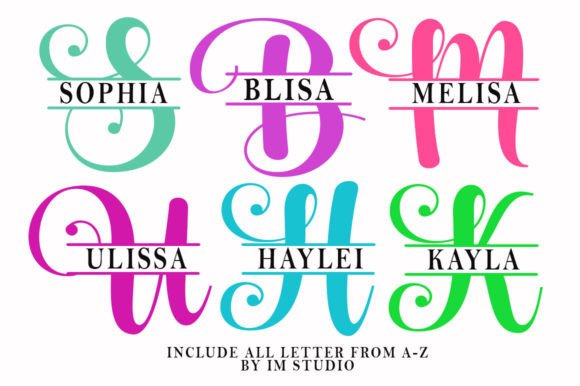 Sophia Monogram Font