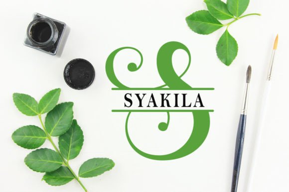 Sophia Monogram Font preview 3