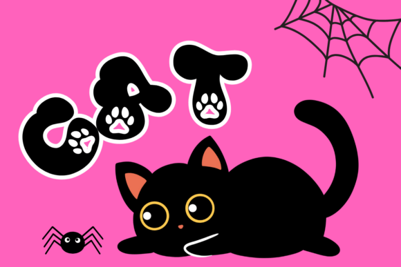 Cat and Dog Font preview 2