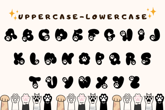 Cat and Dog Font preview 3