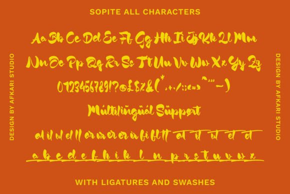 Sopite Font preview 2