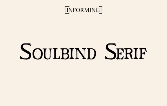 Soulbind Serif Font preview 2