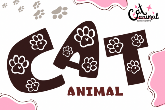 Cat Animal Font