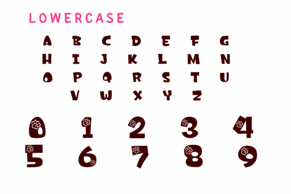 Cat Animal Font preview 3
