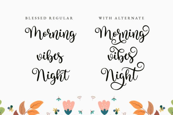 Blessed Font preview 2