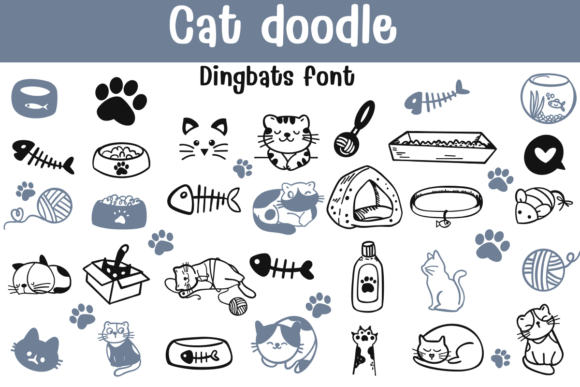Cat Doodle Font