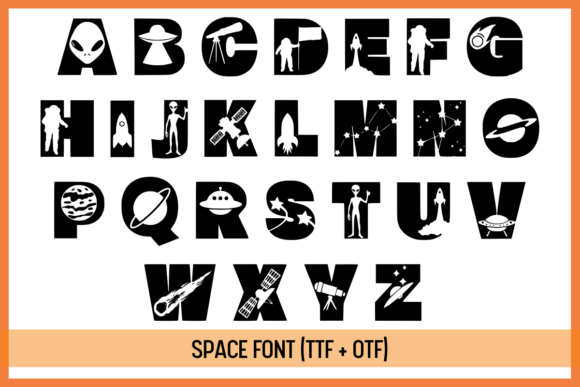 Space Font preview 4