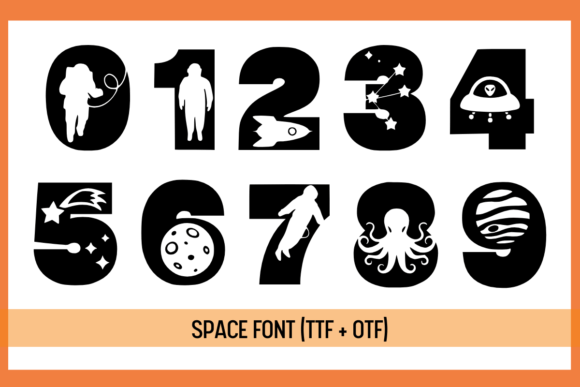 Space Font preview 6