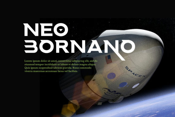 Space Boards Font preview 3