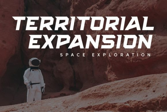 Space Captain Font preview 2