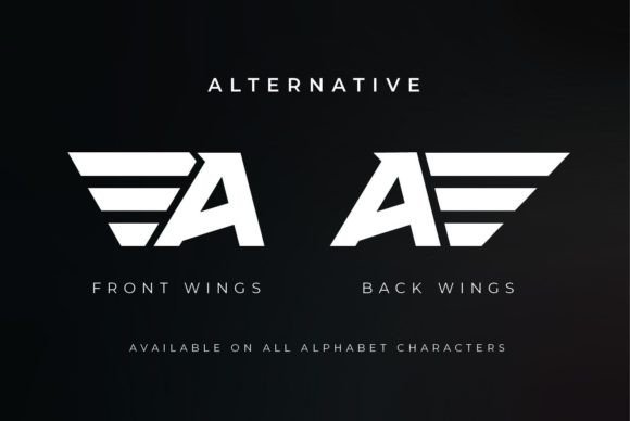 Space Captain Font preview 4