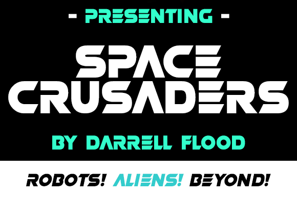 Space Crusaders Font preview 3