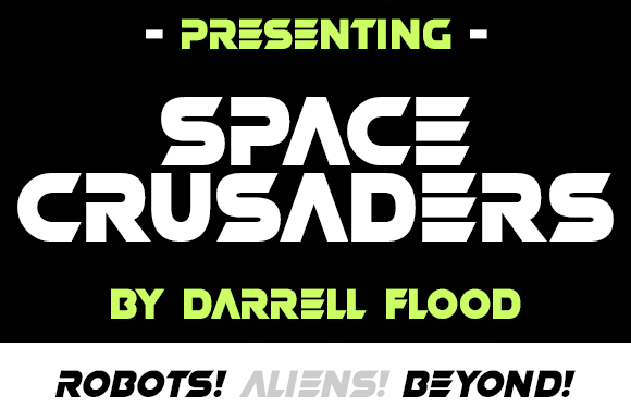 Space Crusaders Font preview 4