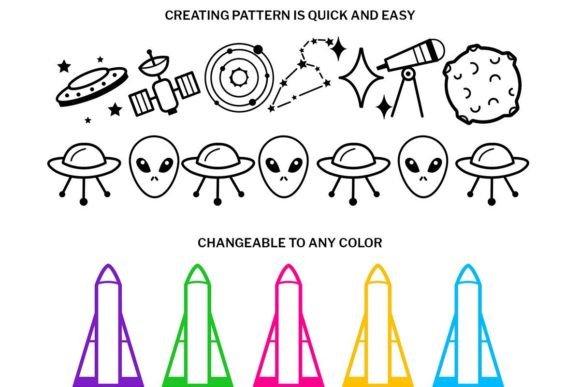 Space Doodle Font preview 5