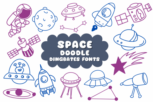 Space Doodles Font